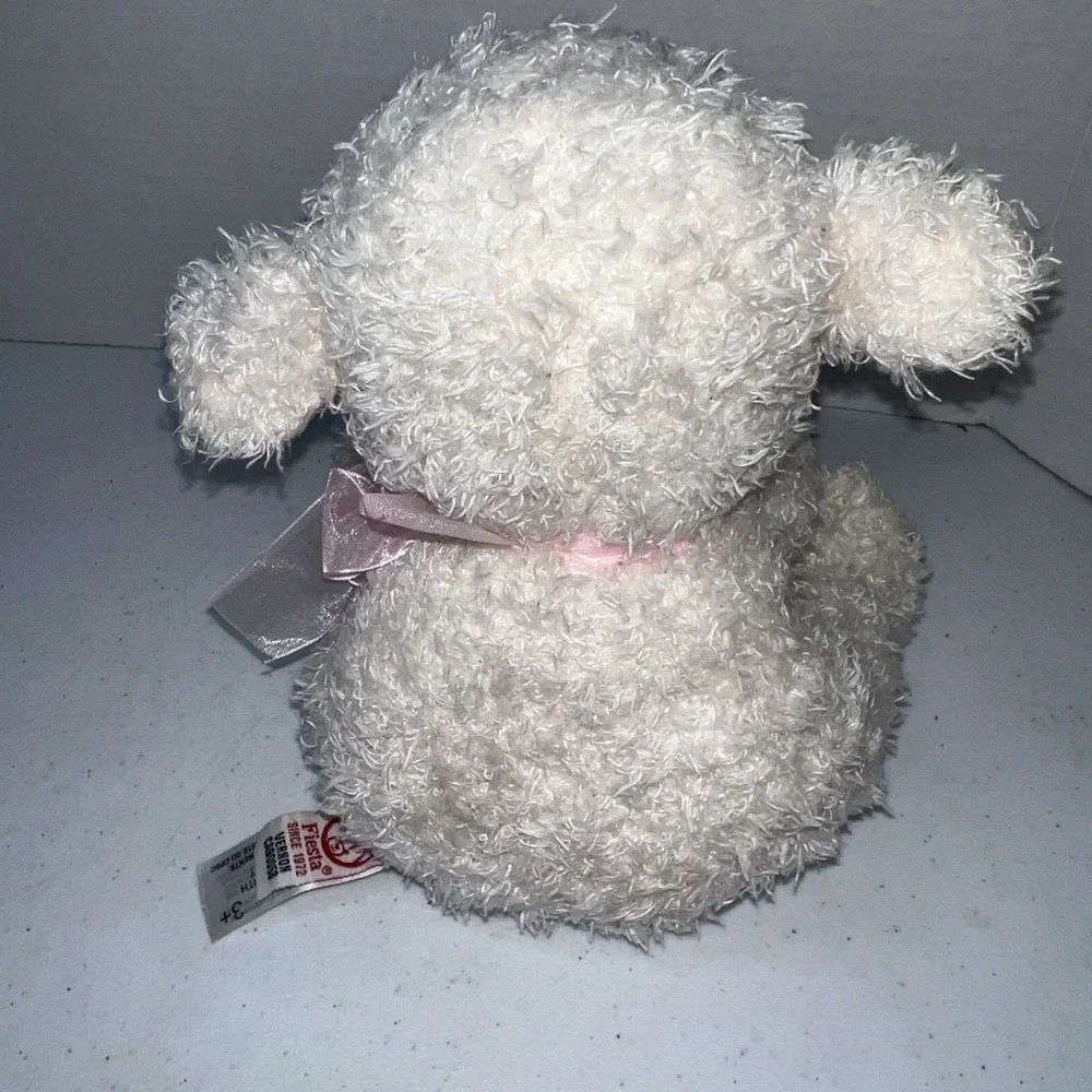 Lamb Praying Plush 8